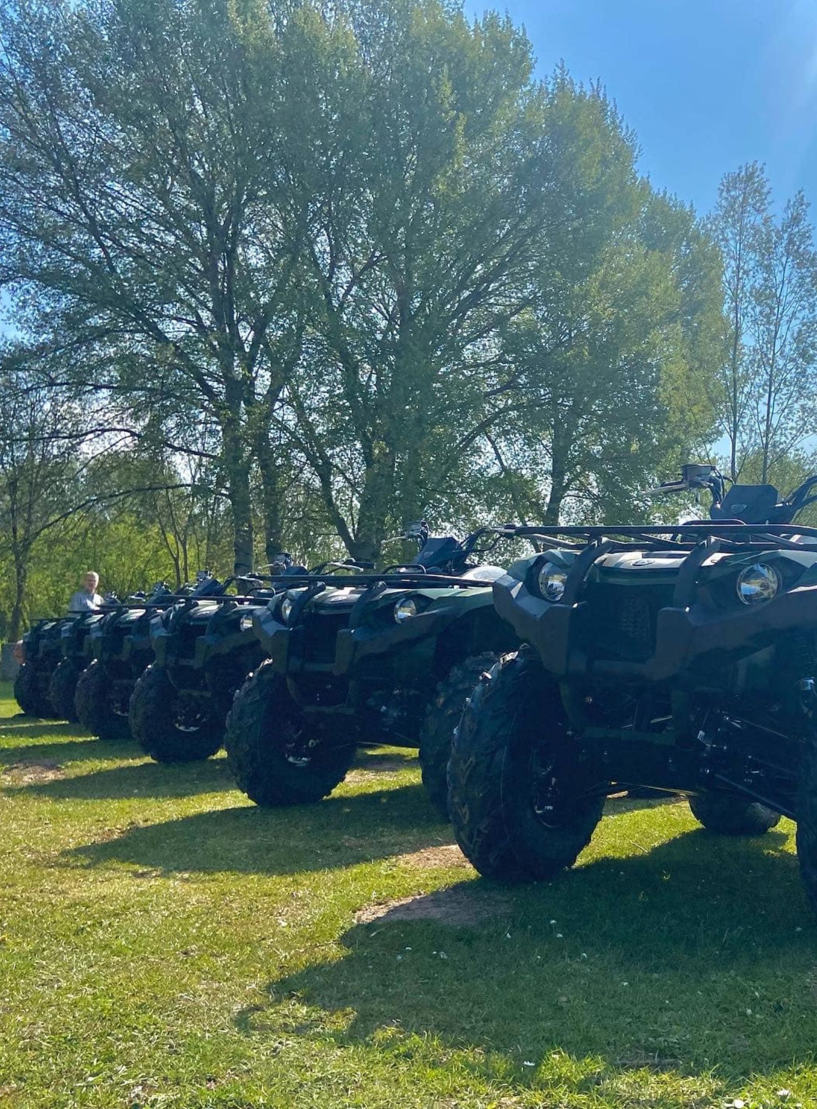 Quads op een rij