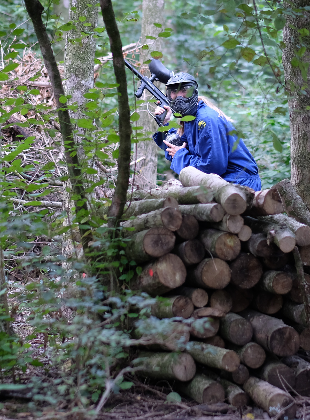 Paintball Gelderland in bos Evenementenlocatie Watergoed